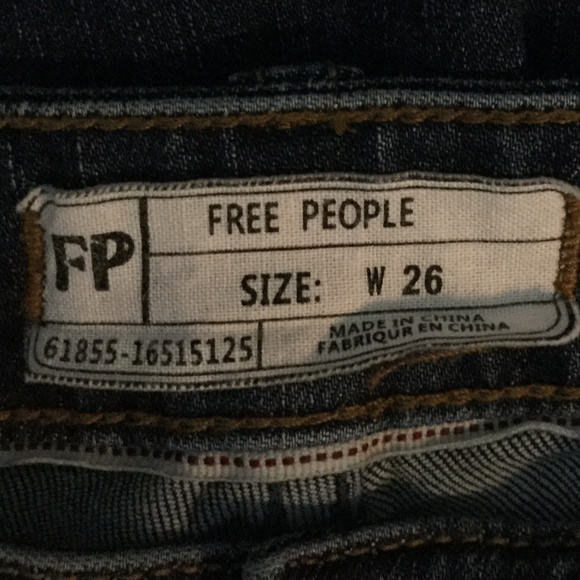Free People Skinny Jeans size 26 Waist - Picture 4 of 6